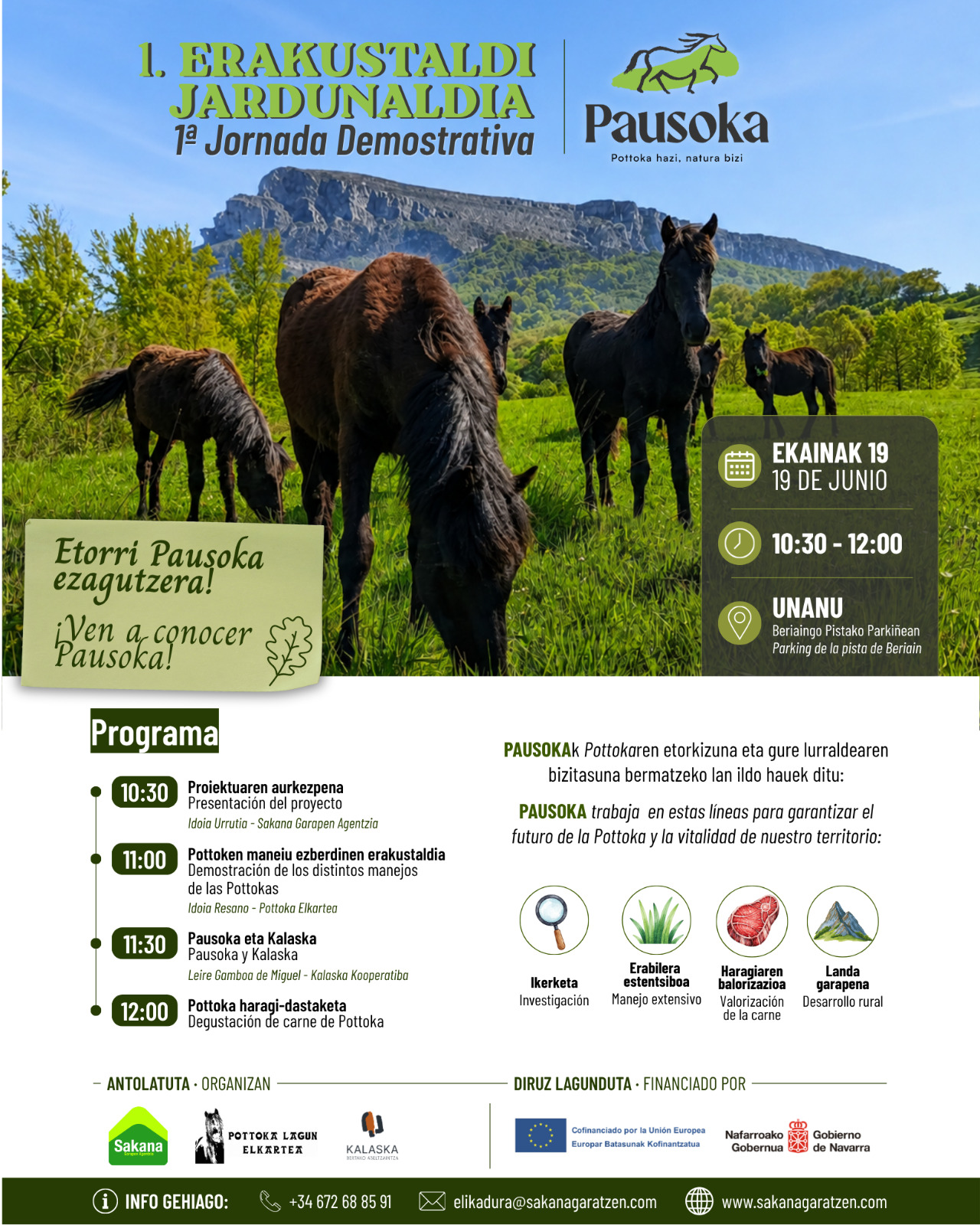 1º jornada demostrativa Pausoka (Unanu)